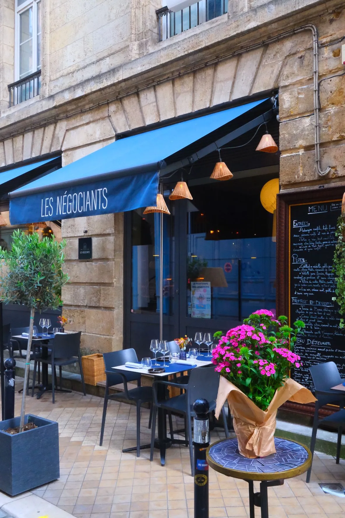 Notre Salon Privatisable - Plat fait maison au restaurant Les Négociants Bordeaux